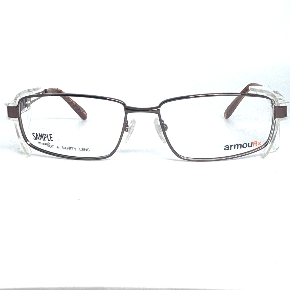 ARMOURX Eyeglasses Frames Brown‎ Full Rim H17062